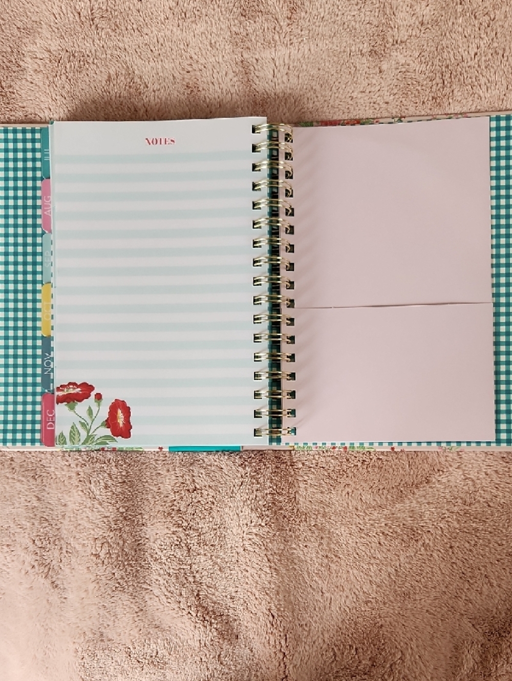 The Pioneer Woman Floral Weekly Planner in Teal, Pink, Yellow, Red - Picture 5 of 6